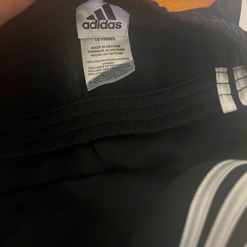 Adidas track suit for toddler. Size 18 month.